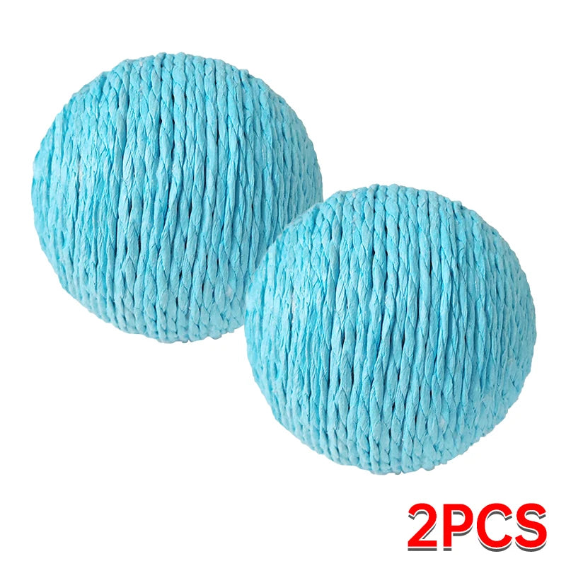 Interactive Sisal Cat Scratching Ball (10cm)